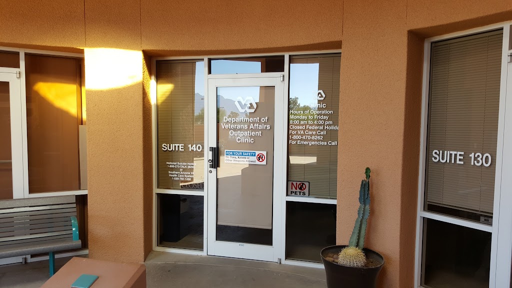 Green Valley VA Clinic | 380 W Vista Hermosa Dr #140, Green Valley, AZ 85614, USA | Phone: (800) 470-8262