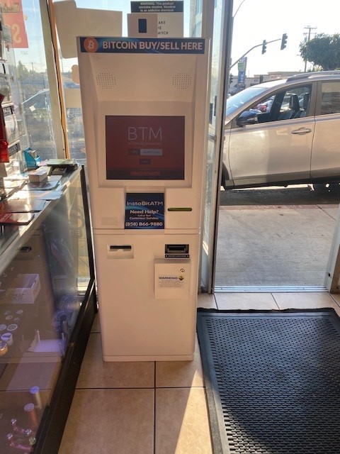 InstaBitATM Bitcoin ATM | 10807 Beverly Blvd, Whittier, CA 90601, USA | Phone: (858) 866-9880