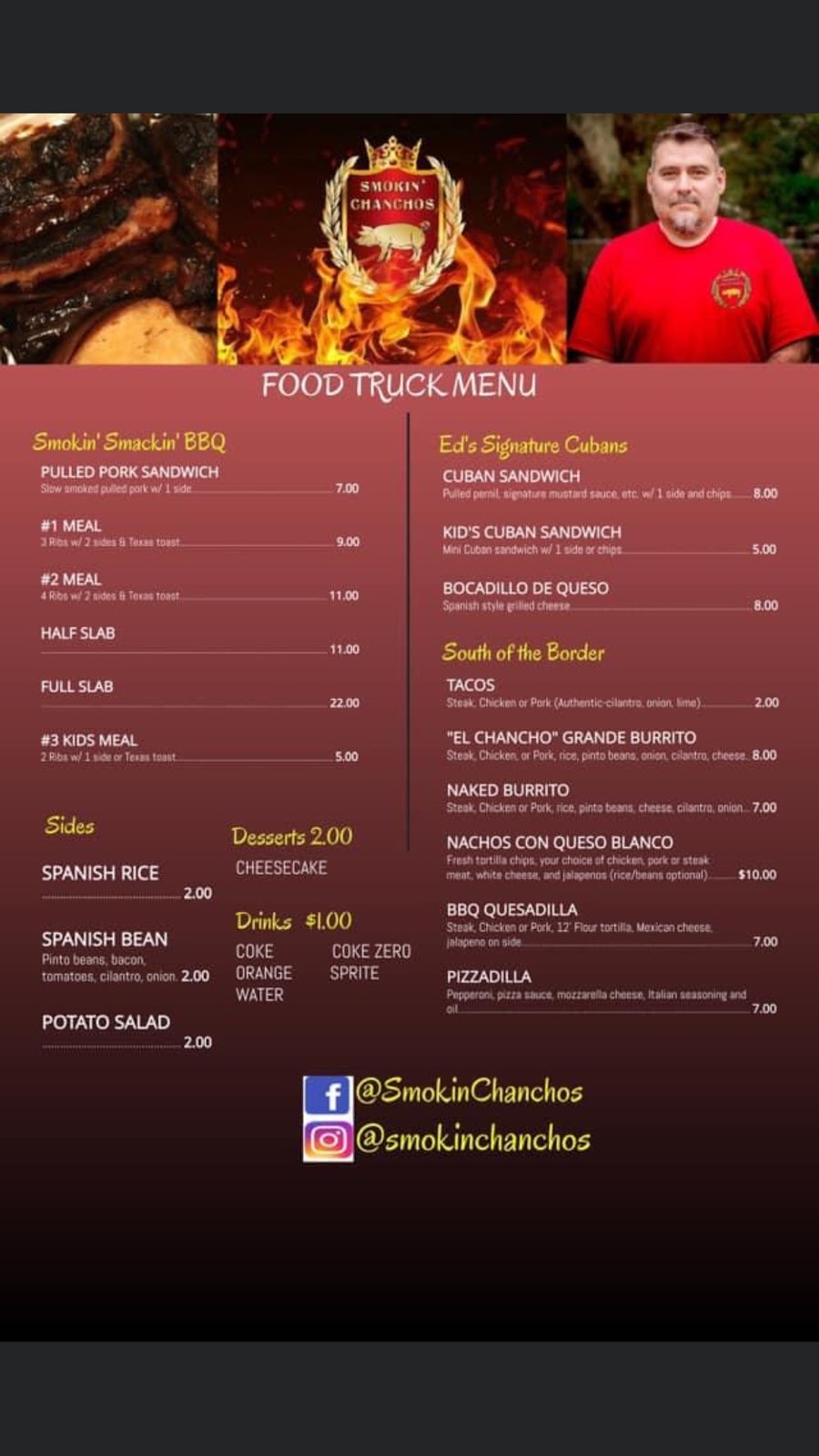 Smokin Chanchos | 802 N Massachusetts Ave, Lakeland, FL 33801, USA | Phone: (863) 513-5206