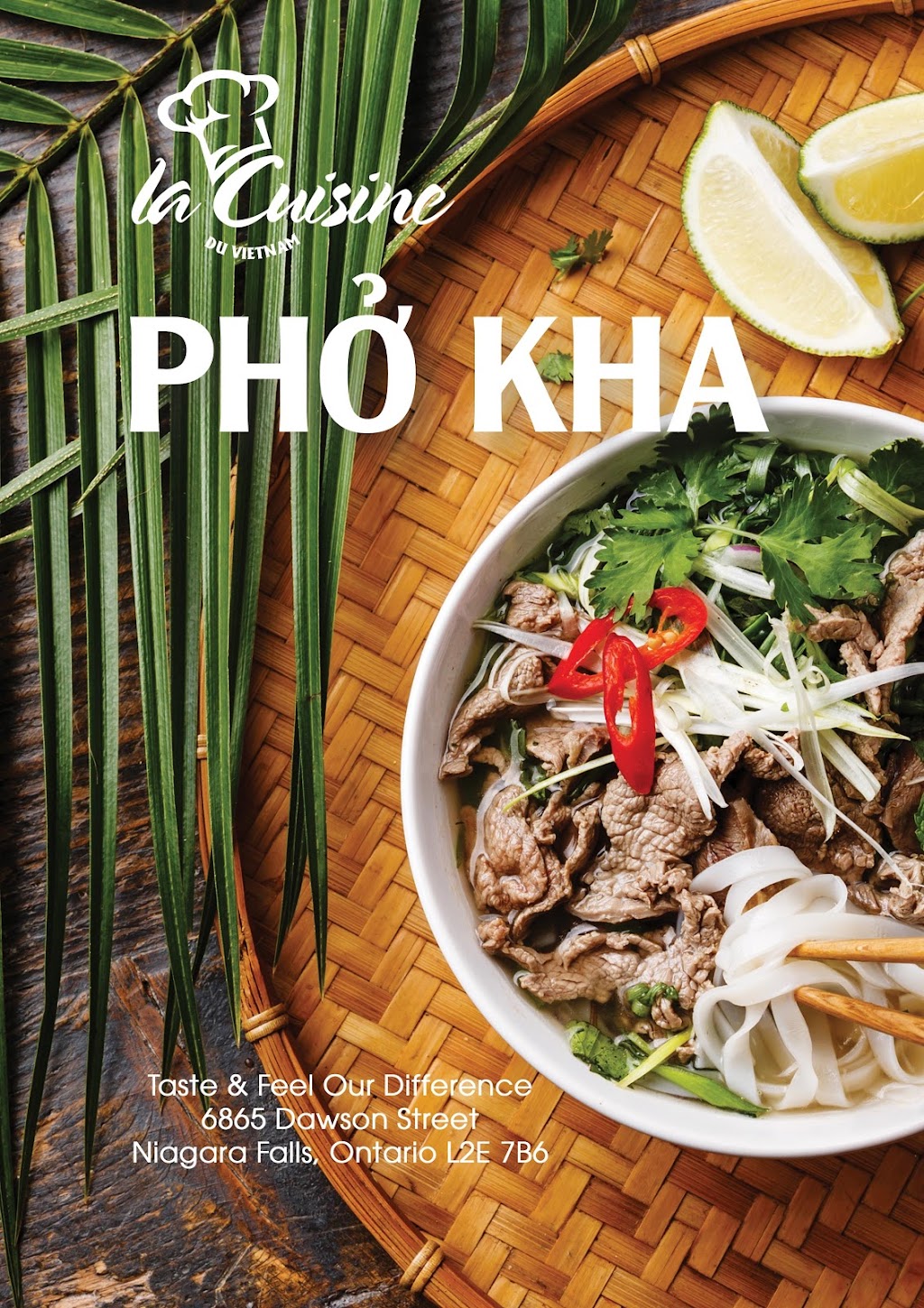 Pho Kha | 6865 Dawson St, Niagara Falls, ON L2E 7B6, Canada | Phone: (289) 296-5131