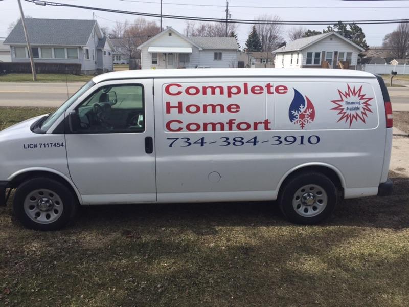 Complete Home Comfort | 2020 S Custer Rd, Monroe, MI 48161, USA | Phone: (734) 636-0980