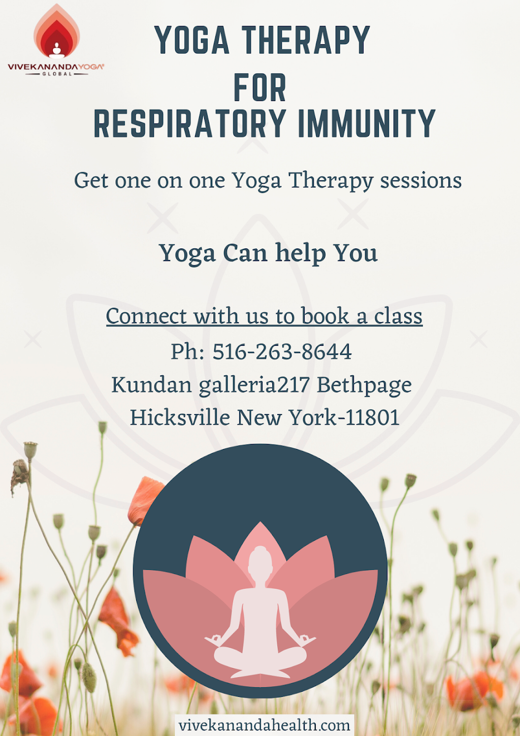 Vivekananda Health Global - Yoga | 217 Bethpage Rd, Hicksville, NY 11801, USA | Phone: (516) 263-8644