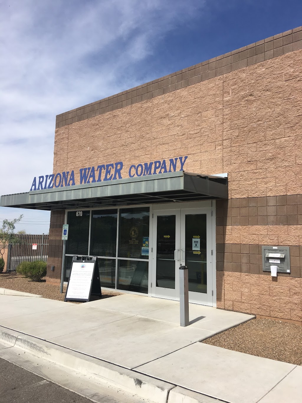 Arizona Water Co | 670 W American Ave, Oracle, AZ 85623, USA | Phone: (520) 385-2226