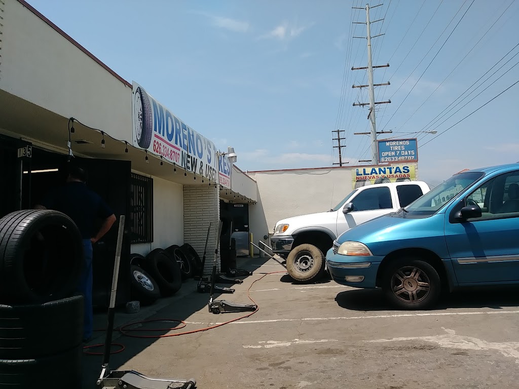 Morenos Tires | 131 S Irwindale Ave, Azusa, CA 91702, USA | Phone: (626) 334-8707