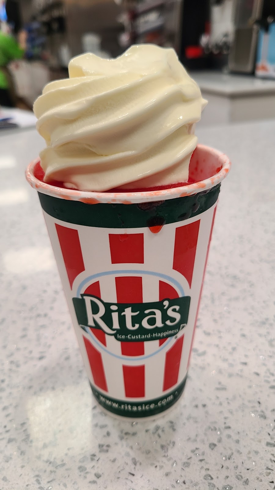 Ritas Italian Ice & Frozen Custard | 1347 John F. Kennedy Blvd, Bayonne, NJ 07002, USA | Phone: (201) 520-4519