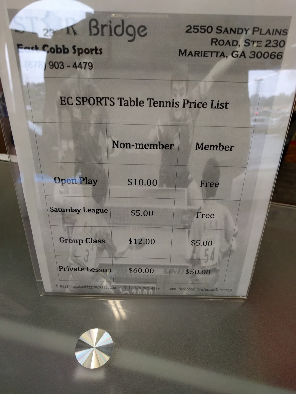 EC Sports Table Tennis | 1148 JVL Ct Suite 180, Marietta, GA 30066, USA | Phone: (770) 681-6838