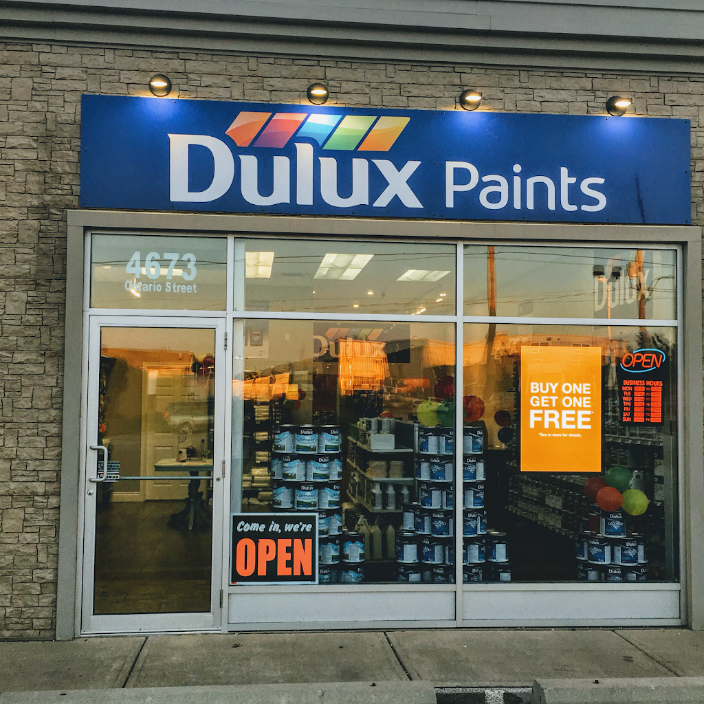 Dulux Paints | 4673 Ontario St, Beamsville, ON L0R 1B4, Canada | Phone: (905) 563-9610