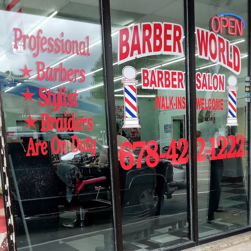 Barber World Barber Salon | 6635 Mt Zion Blvd, Morrow, GA 30260, USA | Phone: (678) 422-1222