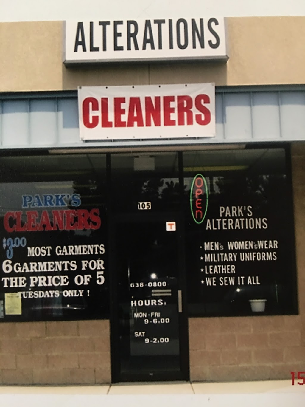 Parks Cleaners & Alterations | 3325 Taylor Rd #105, Chesapeake, VA 23321 | Phone: (757) 638-0800