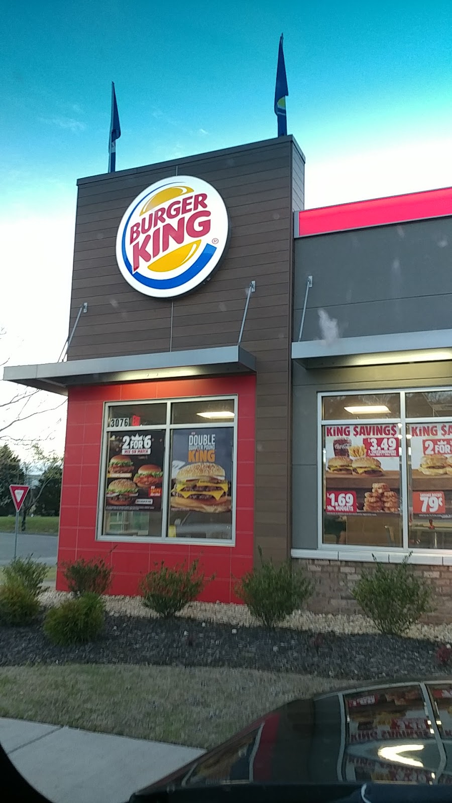 Burger King | 3076 Pelham Pkwy, Pelham, AL 35124, USA | Phone: (205) 406-5338