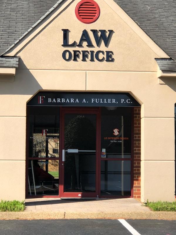 Barbara A Fuller Law Office | 1700 Pleasure House Rd #104, Virginia Beach, VA 23455, USA | Phone: (757) 961-1950