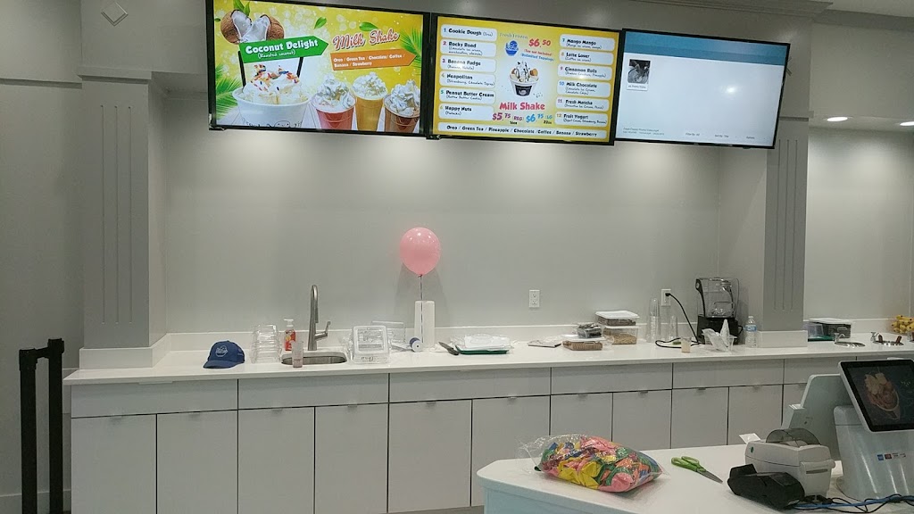 Fresh Frozen Rolled Ice Cream | 1st floor inside mall, 358 N Broadway, Hicksville, NY 11801, USA | Phone: (516) 470-1841