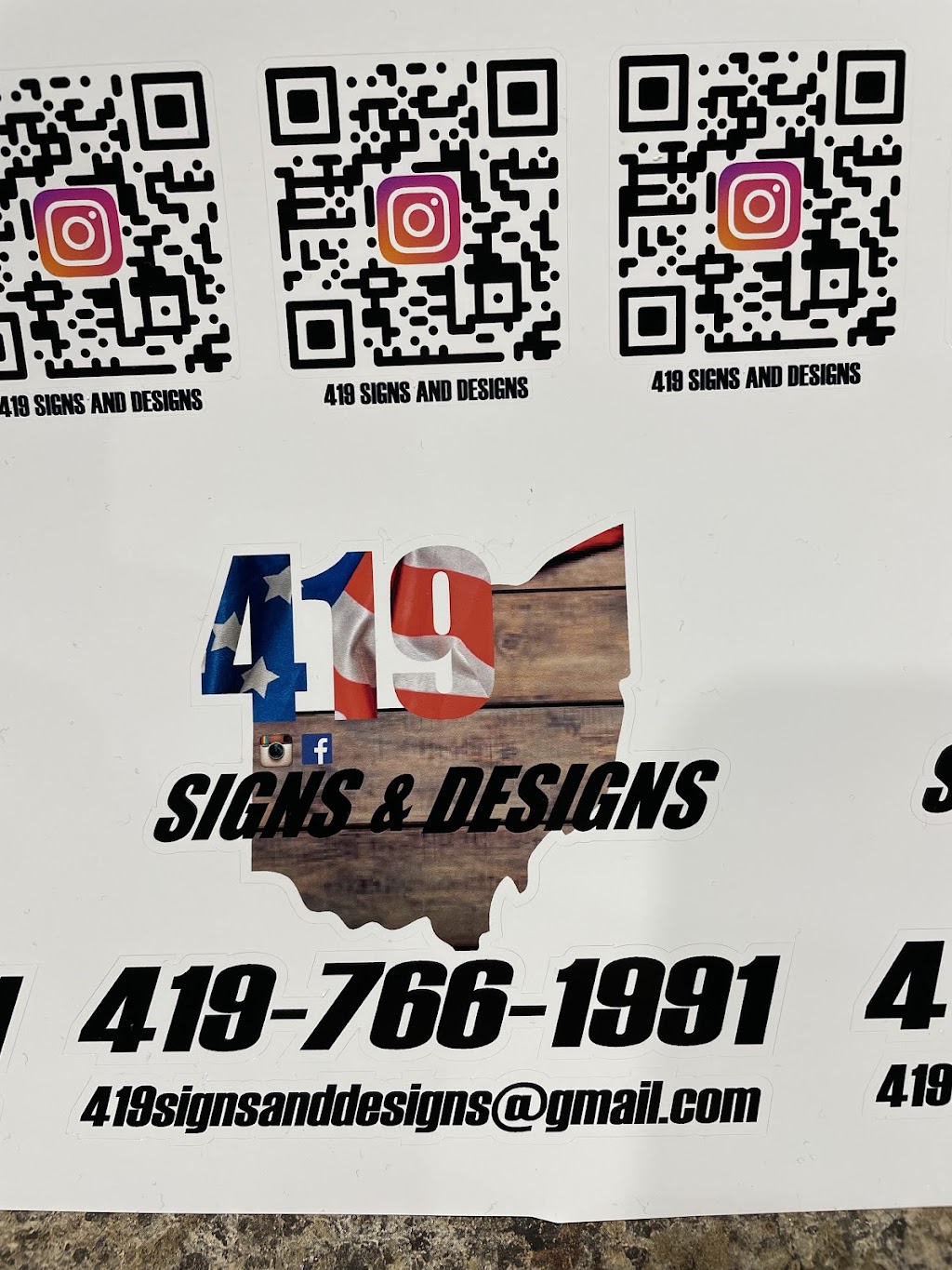 419 Signs and Designs | R379, Co Rd 8, Napoleon, OH 43545, USA | Phone: (419) 766-1991