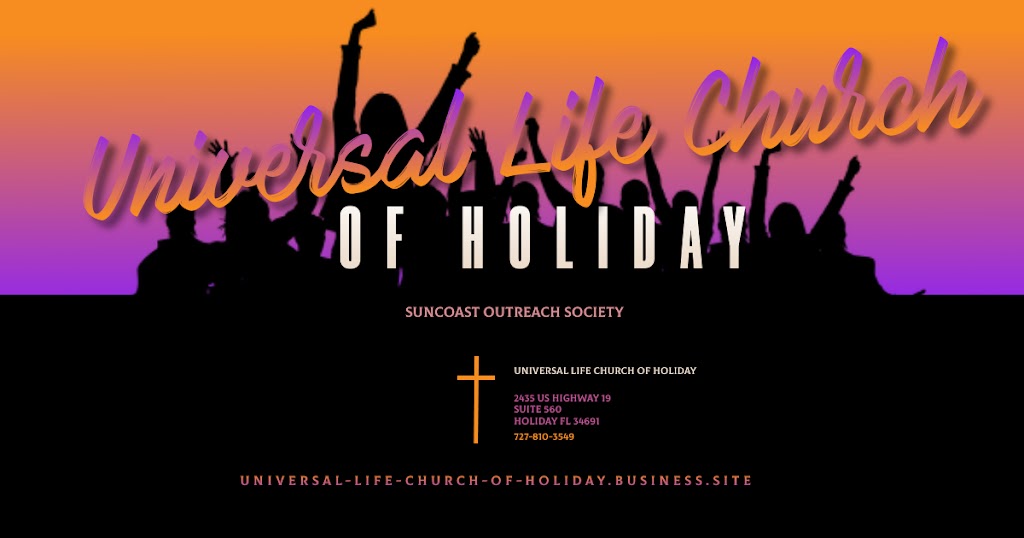 Universal Life Church of Holiday | 5407 Mile Stretch Dr, Holiday, FL 34690 | Phone: (727) 810-3549