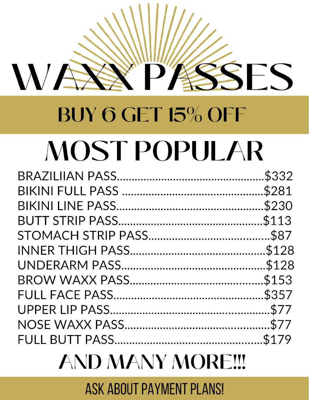 ALL WAXX’D UP, INC. | 39825 Alta Murrieta Dr B-25, Murrieta, CA 92563, USA | Phone: (951) 464-7972