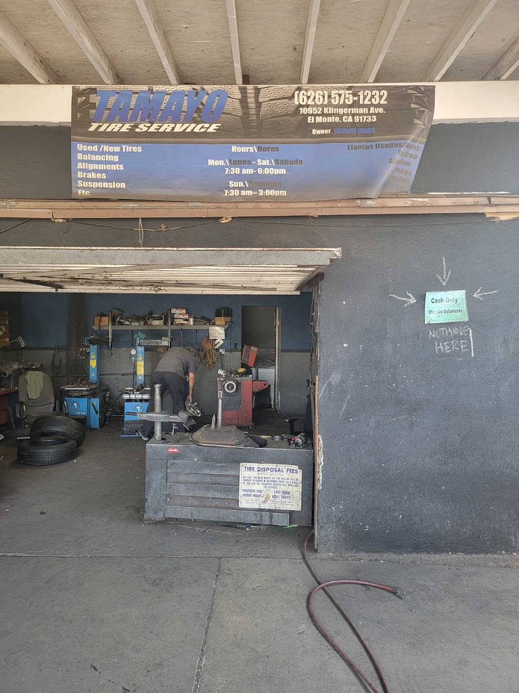 Tamayo Tires | 10952 Klingerman St, El Monte, CA 91733, USA | Phone: (626) 575-1232