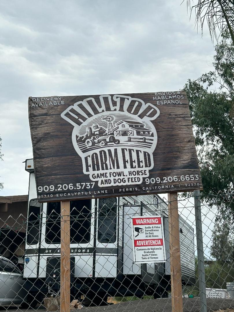 Hilltop Farm Feed | 21710 Eucalyptus Ln, Perris, CA 92570, USA | Phone: (951) 322-6002