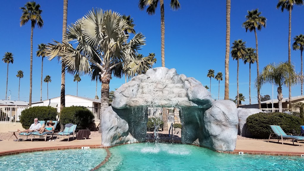 Palm Gardens 55+ Manufactured Housing Community & RV Resort | 2929 E Main St, Mesa, AZ 85213, USA | Phone: (480) 832-0290