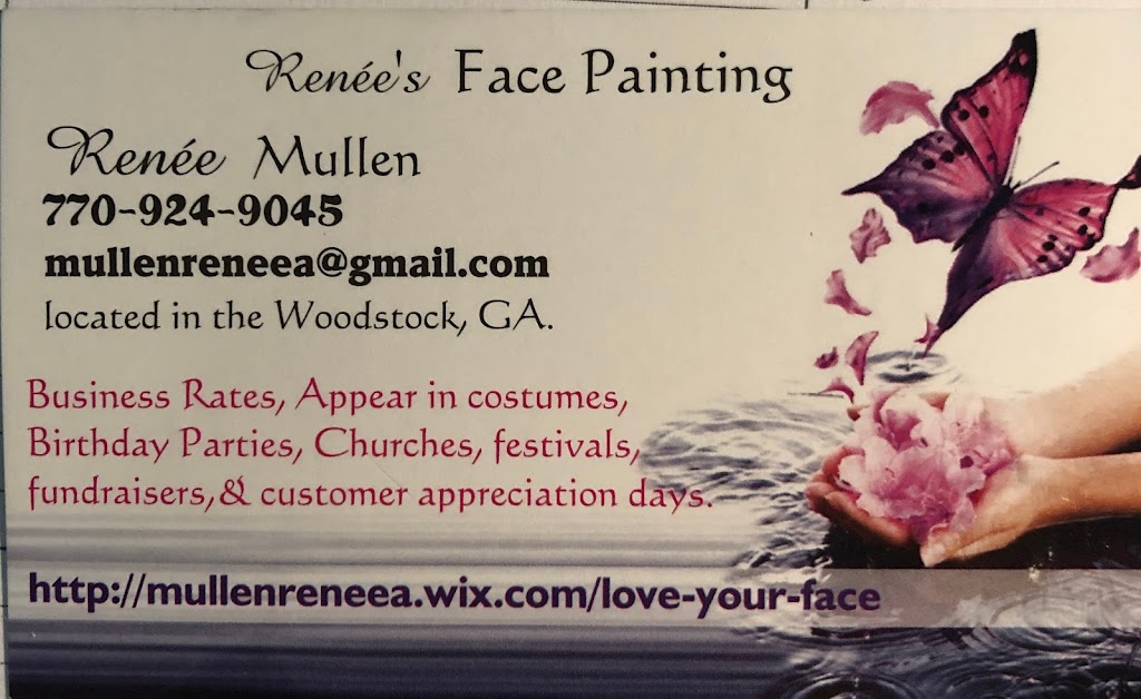 Renees Face Painting | 907 Missy Ln, Woodstock, GA 30188, USA | Phone: (770) 924-9045