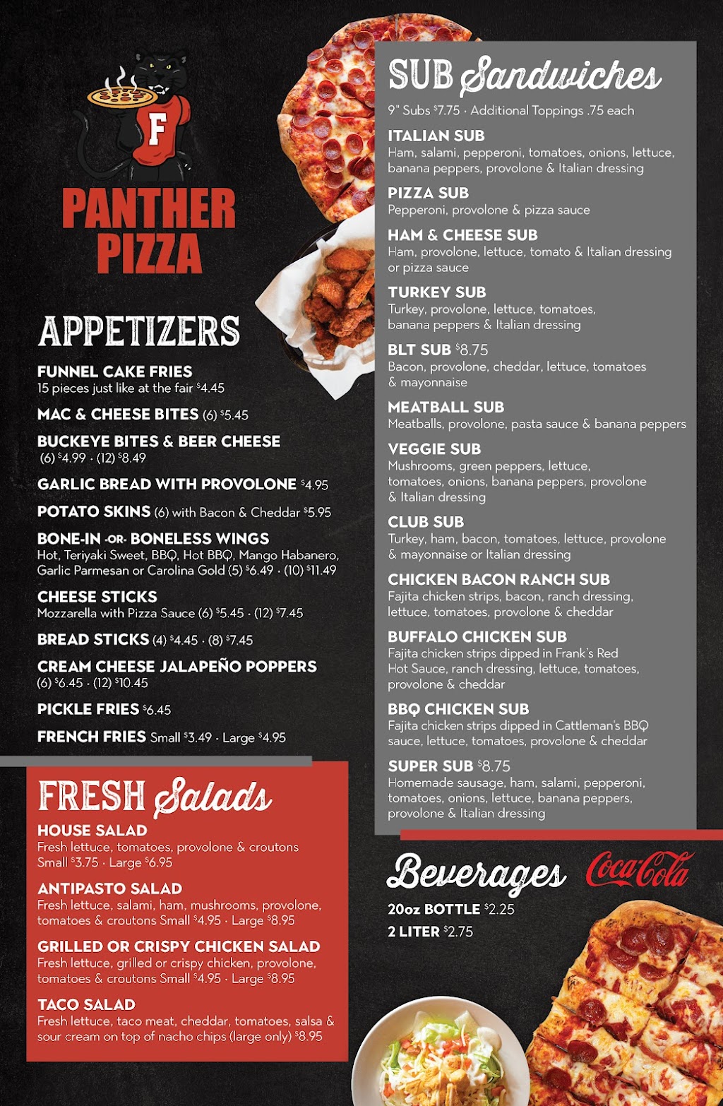 Panther Pizza Milford Center | 27 E State St, Milford Center, OH 43045, USA | Phone: (937) 349-1115
