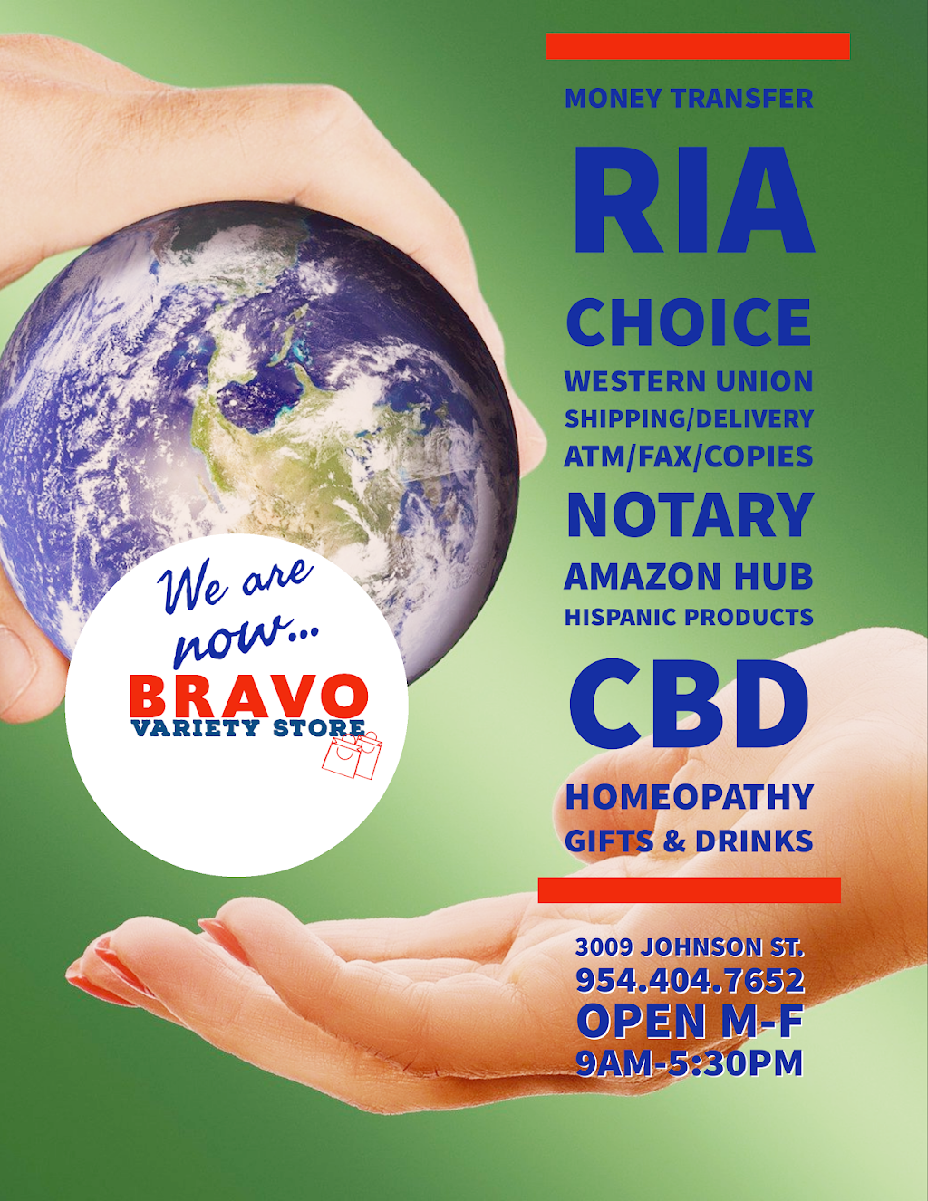 Bravo Envios | 3009 Johnson St, Hollywood, FL 33021, USA | Phone: (954) 404-7652