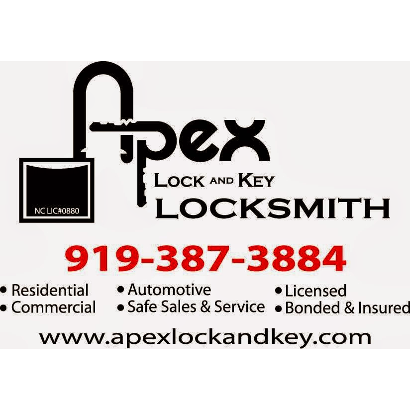 Apex Lock and Key Locksmith | 1200 E Williams St A, Apex, NC 27502, USA | Phone: (919) 387-3884