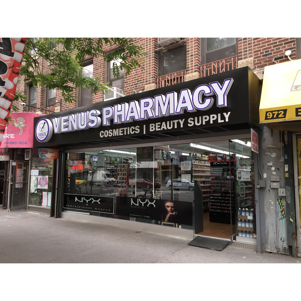 Venus Pharmacy and Beauty Supply | 972 Amsterdam Ave, New York, NY 10025, USA | Phone: (212) 666-4800