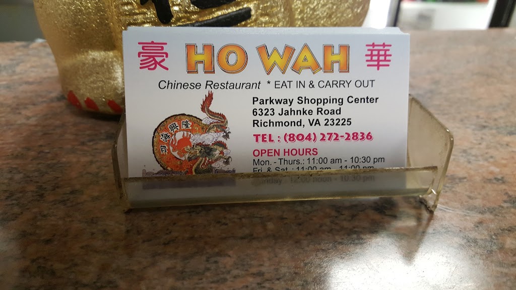 Ho Wah | Chinese Restaurant | 6323 Jahnke Rd, Richmond, VA 23225, USA | Phone: (804) 272-2836