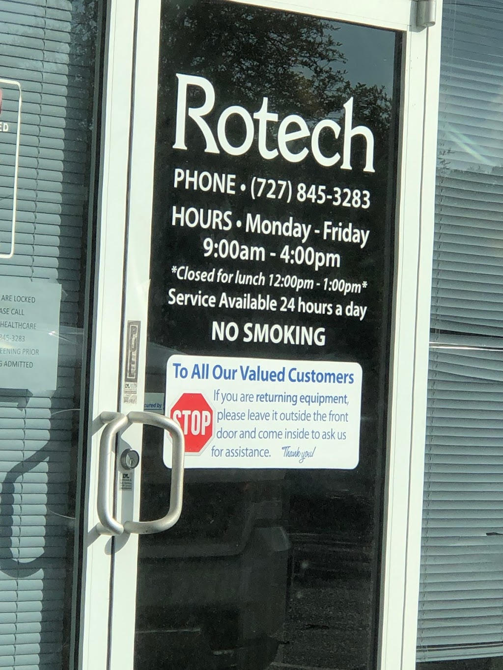 Rotech | 16547 US-19 Suite 102, Hudson, FL 34667, USA | Phone: (727) 845-3283
