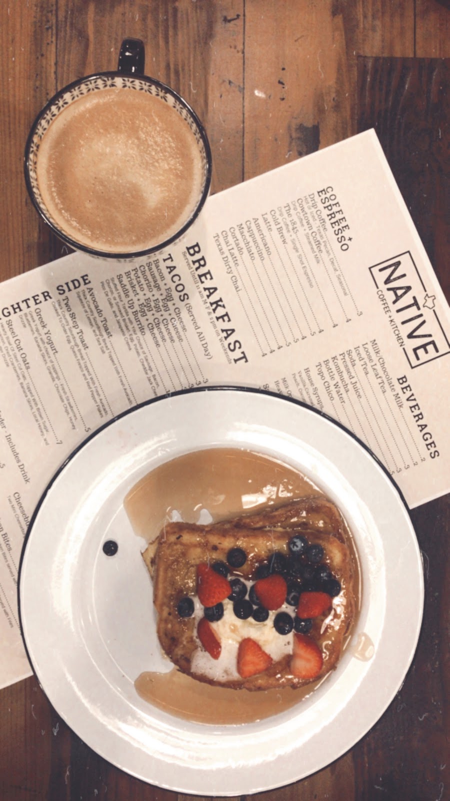 NATIVE Coffee + Kitchen | 2725 Heritage Trace Pkwy, Fort Worth, TX 76177, USA | Phone: (817) 953-4080