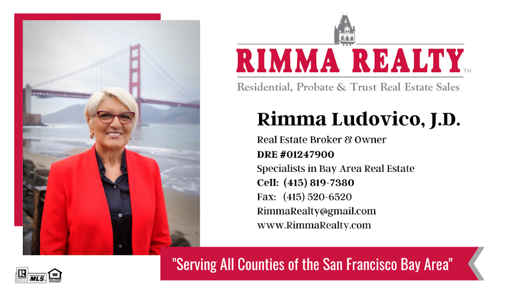 Rimma Realty | 75 Broadway, San Francisco, CA 94111, USA | Phone: (415) 819-7380