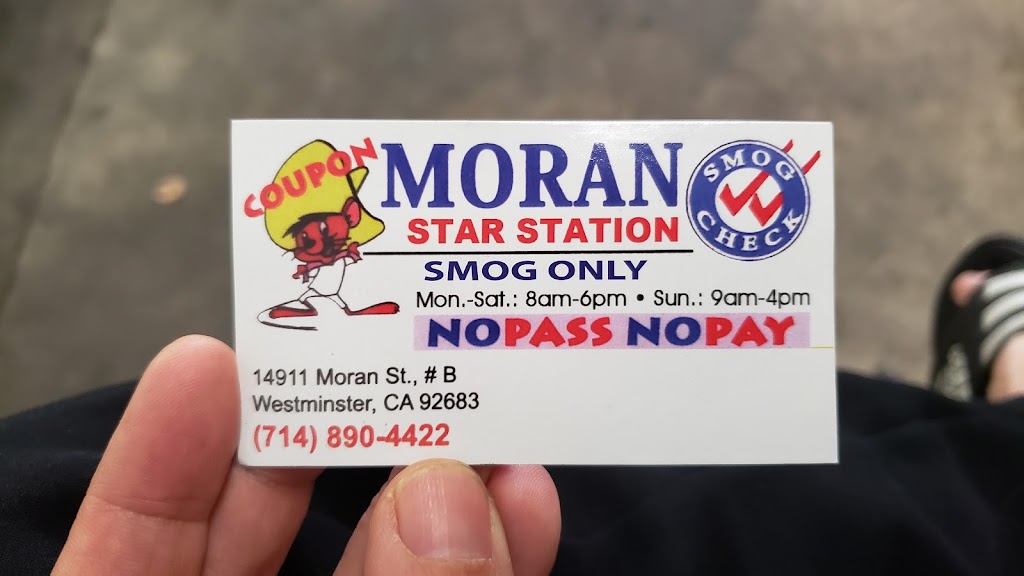 Moran Smog Test Only | 14911 Moran St B, Westminster, CA 92683, USA | Phone: (714) 890-4422