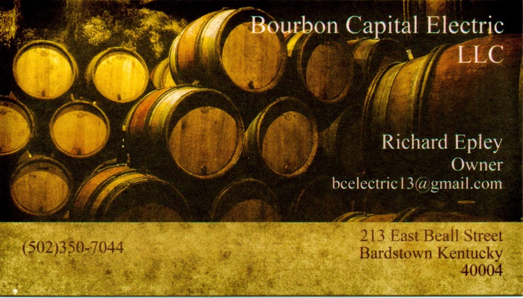 Bourbon Capital Electric LLC | 213 E Beall Ave, Bardstown, KY 40004, USA | Phone: (502) 350-7044