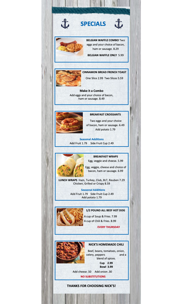 Nicks Family Restaurant | 34610 Lakeshore Blvd, Eastlake, OH 44095, USA | Phone: (440) 942-3770 Nicks Family Restaurant | 34610 Lakeshore Blvd, Eastlake, OH 44095, USA | Phone: (440) 942-3770