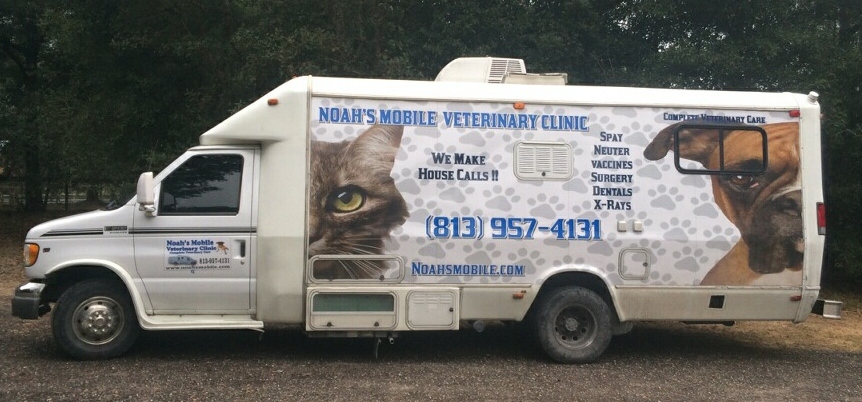 Noahs Mobile Vet Clinic | 37416 Hackney Pl, Dade City, FL 33523, USA | Phone: (813) 957-4131