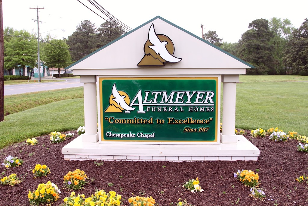 Altmeyer Funeral Homes & Crematory - Chesapeake Chapel | 929 S Battlefield Blvd, Chesapeake, VA 23322, USA | Phone: (757) 482-3311