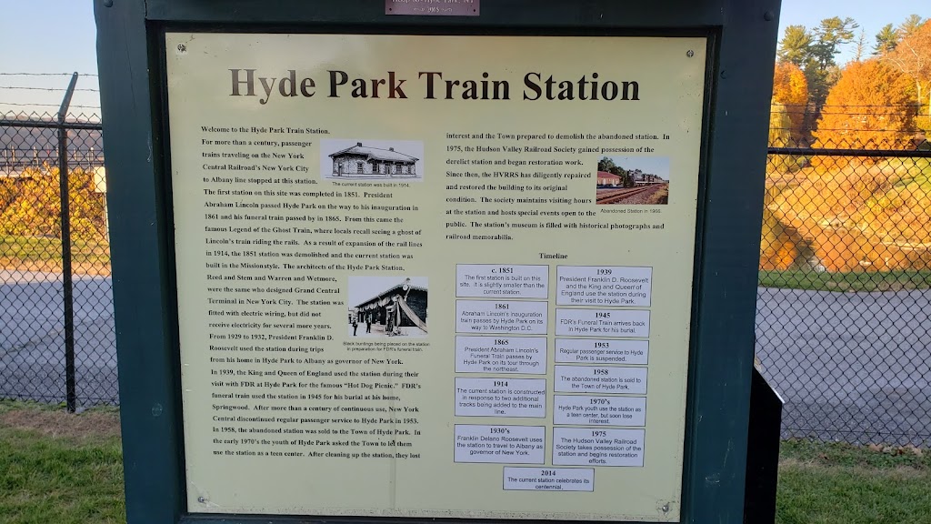 Hyde Park Station | 34 River Rd, Hyde Park, NY 12538, USA | Phone: (845) 297-0901