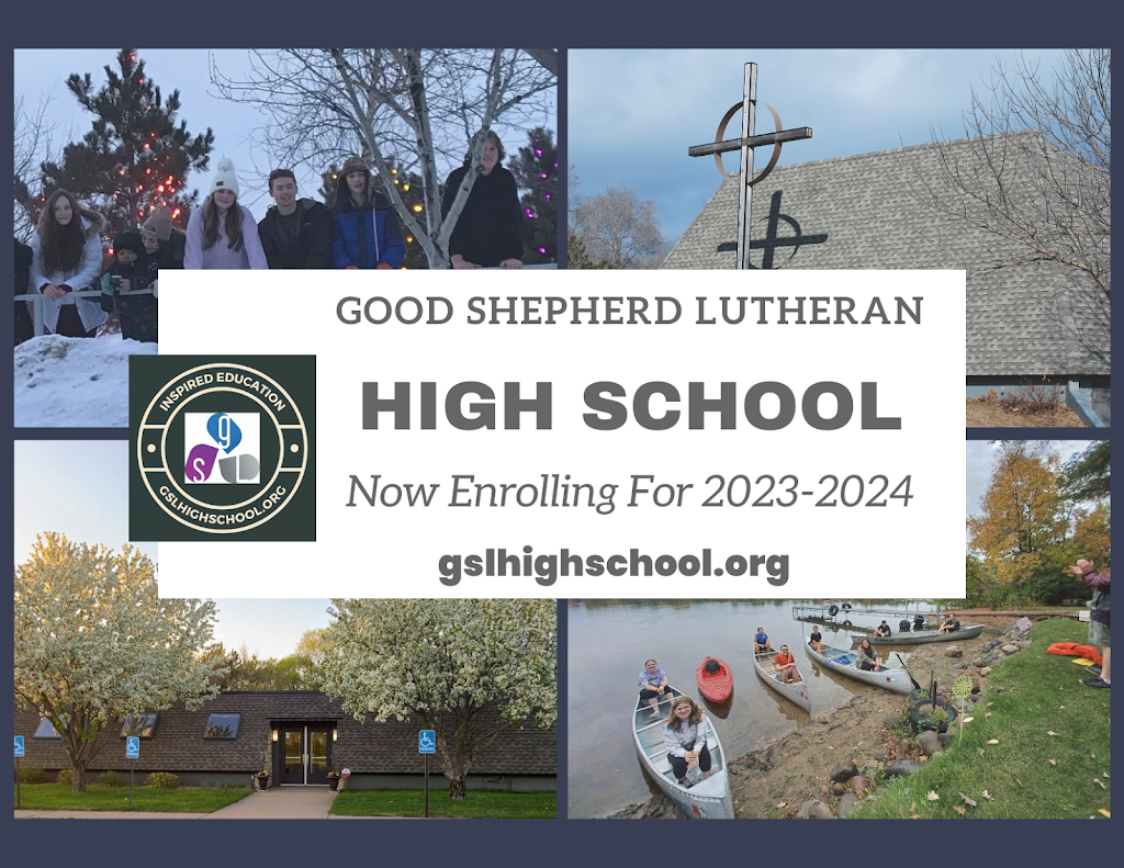 Good Shepherd Lutheran High School | 15550 190th Ave NW, Elk River, MN 55330, USA | Phone: (320) 319-0626