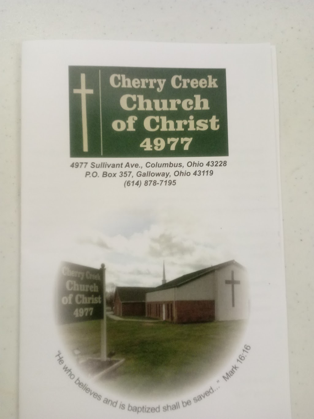 Cherry Creek Church of Christ | 4977 Sullivant Ave, Columbus, OH 43228, USA | Phone: (614) 878-7195