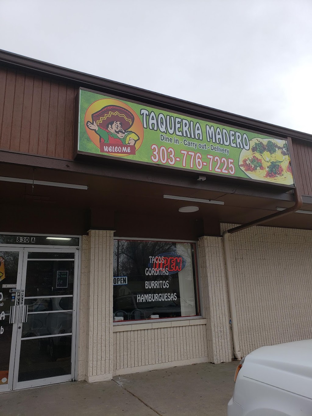 Taqueria Madero LLC | 830 Lashley St A, Longmont, CO 80504, USA | Phone: (303) 776-7225