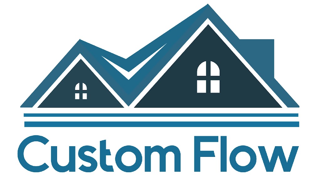 Custom Flow seamless rain gutters | 103 Frontier Ct, Azle, TX 76020, USA | Phone: (682) 258-4304