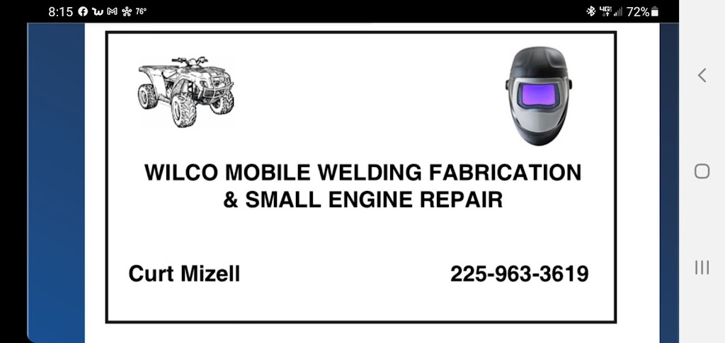 Wilco Mobile Welding, Fabrication and Small Engine Repair | 22210 Hopkins Rd, Holden, LA 70744, USA | Phone: (225) 963-3619