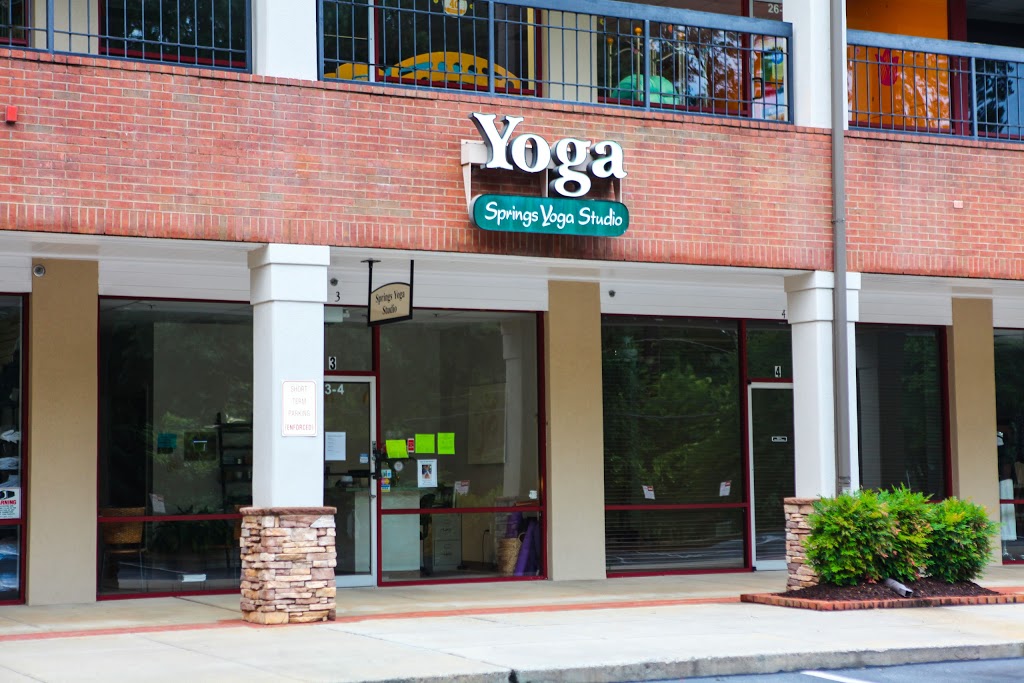 Springs Yoga Studio | 4920 Roswell Rd Suite 3, Atlanta, GA 30342, USA | Phone: (404) 781-9642