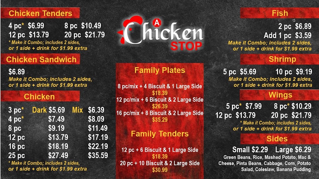 Chicken Stop | 1806 W Audie Murphy Pkwy, Farmersville, TX 75442 | Phone: (972) 782-7509