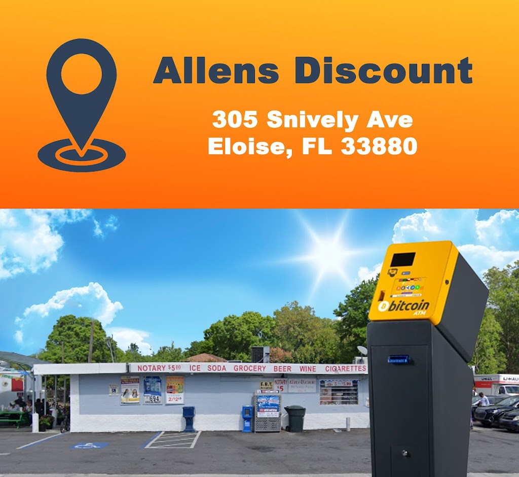 Bitcoin ATM Eloise - Coinhub | 305 Snively Ave, Eloise, FL 33880, USA | Phone: (702) 900-2037