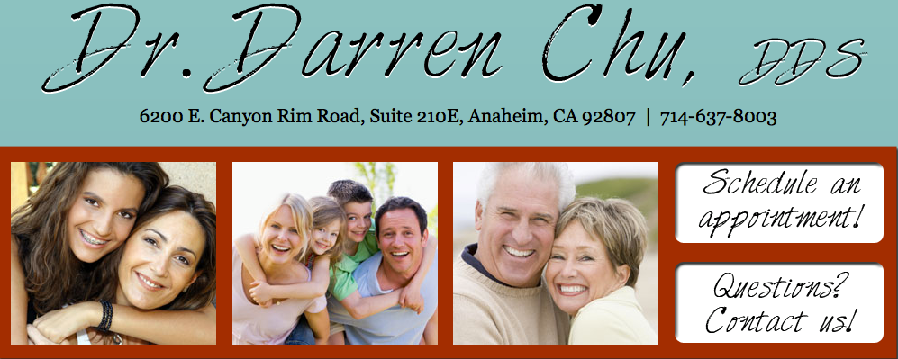 Dr. Darren Chu DDS | 6200 E Canyon Rim Rd #210e, Anaheim, CA 92807, USA | Phone: (714) 266-3856