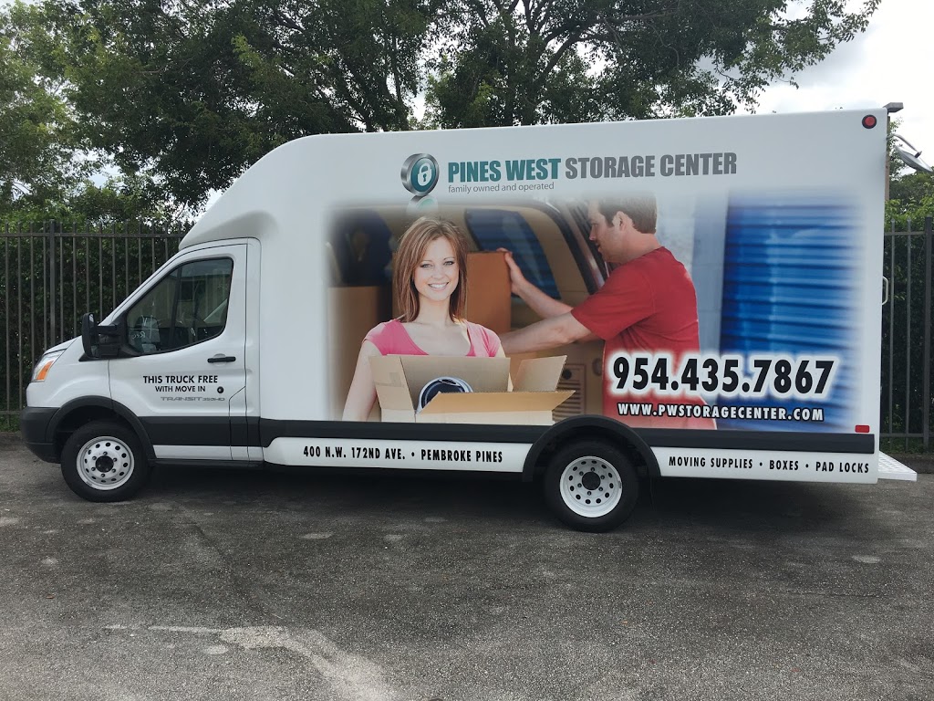 Pines West Storage Center | 400 NW 172nd Ave, Pembroke Pines, FL 33029, USA | Phone: (954) 435-7867
