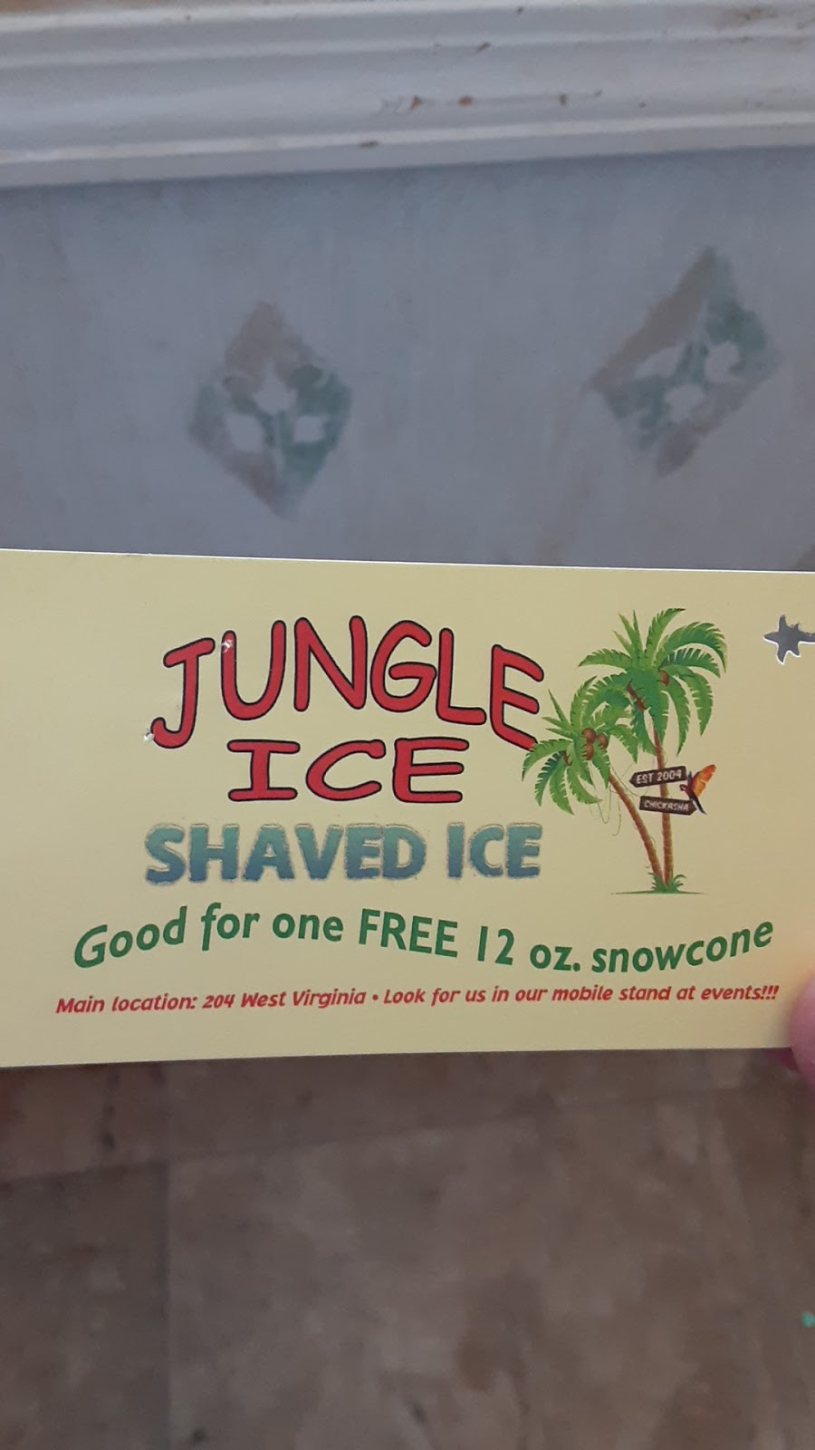 Jungle Ice | 204 W Virginia Ave, Chickasha, OK 73018, USA | Phone: (405) 222-9393