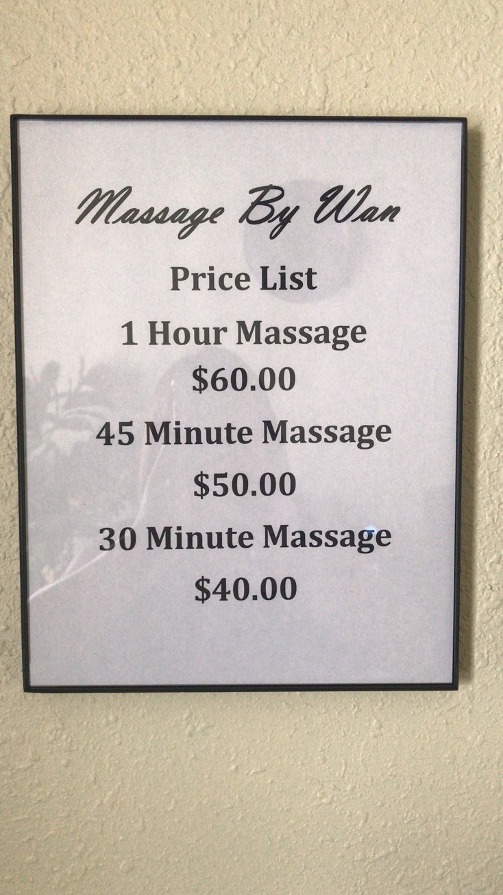 Massage By Wan | 2097 E Washington St #1J, Colton, CA 92324, USA | Phone: (909) 533-4342