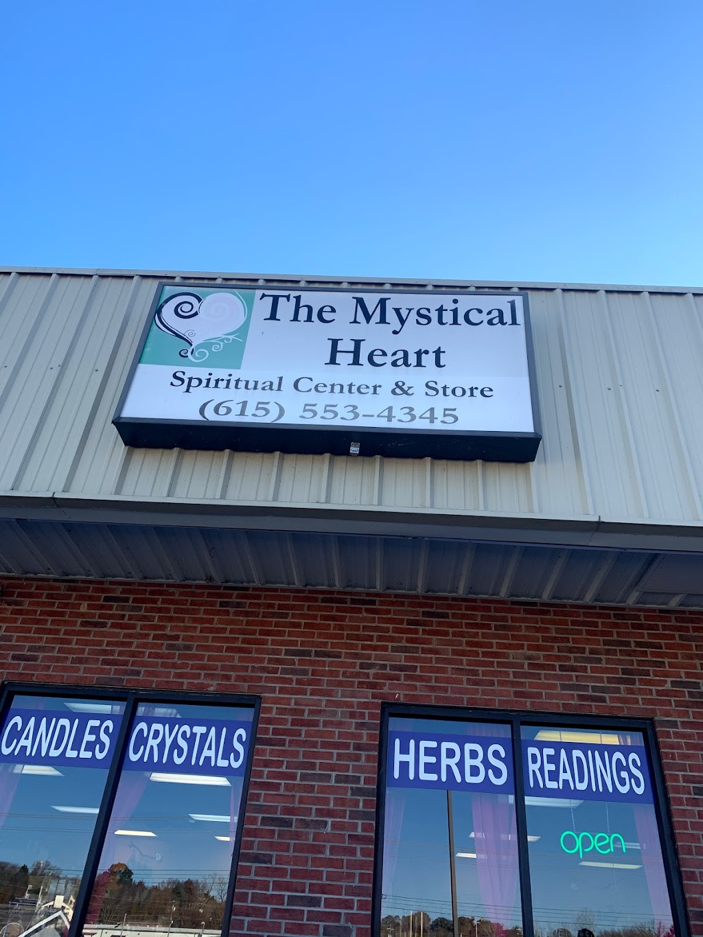The Mystical Heart Spiritual Center & Store | 12020 Lebanon Rd, Mt. Juliet, TN 37122, USA | Phone: (615) 553-4345